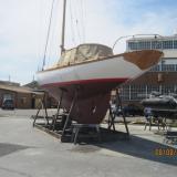 47' Ted Carpentier Ketch Sea Wings at Dry Dock