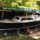 DRIFTWOOD, a Hubert S. Johnson Jersey Sea Skiff.