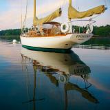 FIDELIO, a Sparkman & Stephens Finisterre yawl.