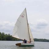 INDIAN SUMMER, Mass. Bay Indian class sloop, built by Willis J. Reid.