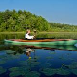 Fox is a decked double paddle canoe.