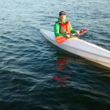 Kajoo Sport skin on frame kayak.