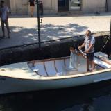 Zoran Bozovic designed and built this 18' launch.