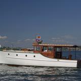 LATITUDE, Blanchard, 32-foot cabin cruiser.