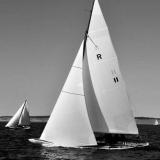 PIRATE, R-class racing sloop.