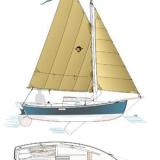 The Eider sailboat.