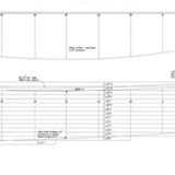 Half Model Plan AMERICA 1/2 Scale profile