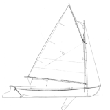 16' Melonseed Skiff profile