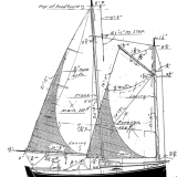 19' Cat Schooner profile