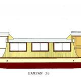 Sampan 36 Houseboat