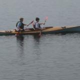 Mill Creek Tandem kayak built by Betty Galloway, 2014 