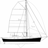 Simplicity 35 plywood epoxy centerboard sailboat 