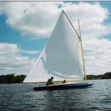 Mower catboat, PHANTOM, designed 1902, built 1932.