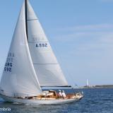 MALAY, classic German Frers sloop. Photo ©Claudio Cambria.