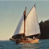 Wynfall sailing off Lopez Island