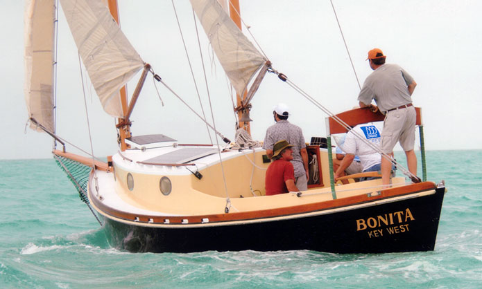Sharpie BONITA sailing.