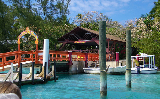 The ferry dock.