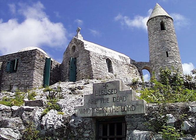 Hermitage and tomb.