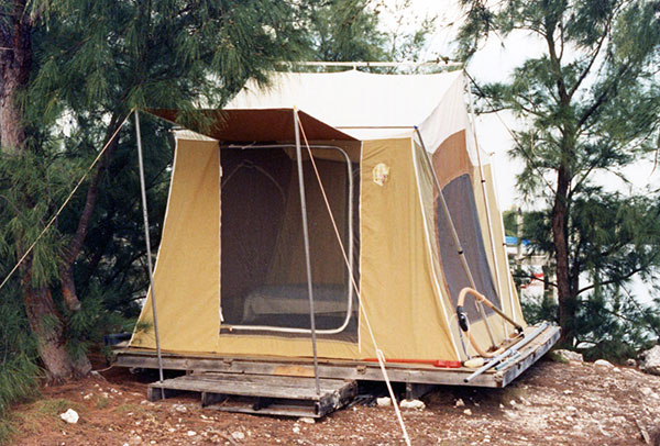The tent.